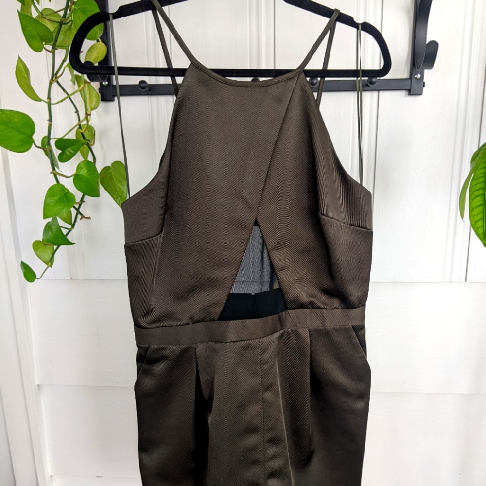 Castor gray Topshop short romper - Picture 1 of 10